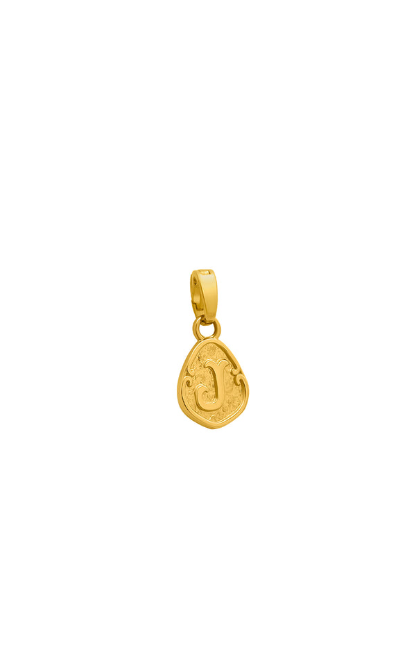 carisma "J" Tberfil Letter Pendant