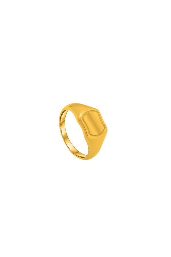 Carisma Jacob's Gold Engravable Ring