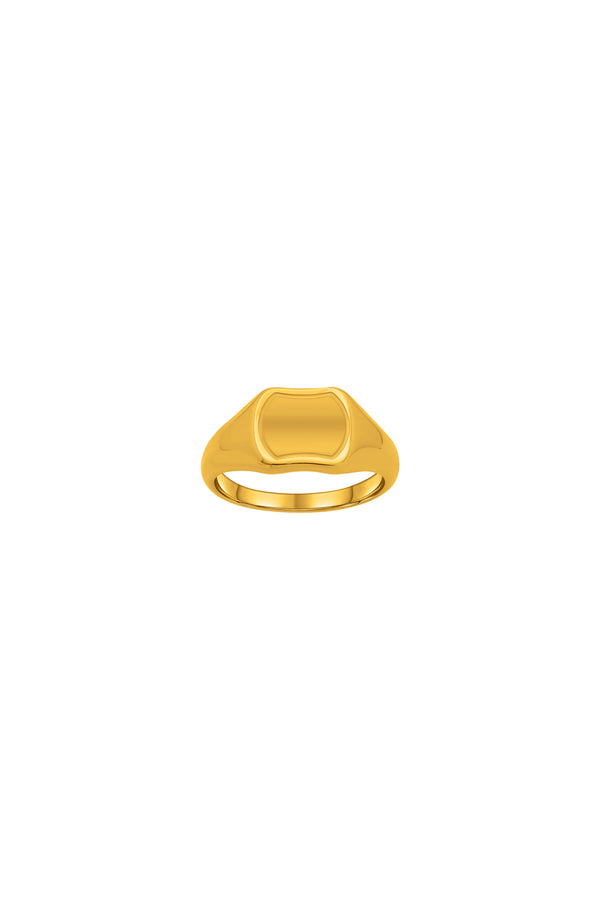 Carisma Jacob's Gold Engravable Ring
