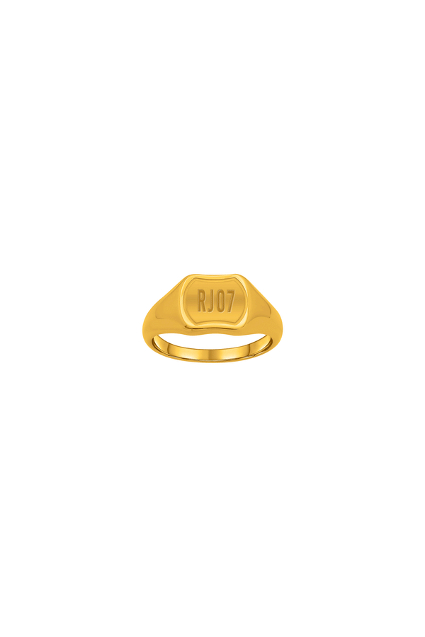 carisma Jacob's Gold Engravable Ring