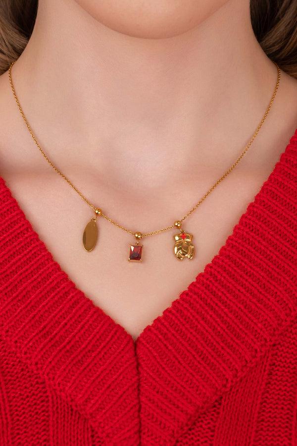 Carisma January Birthstone Toggle Charm Pendant