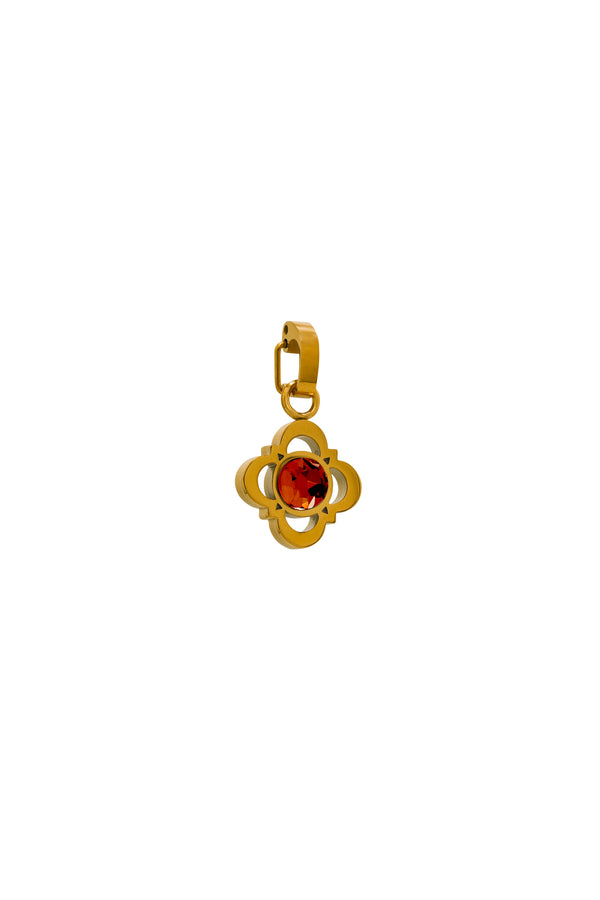carisma July Carisma Logo Birthstone Pendant