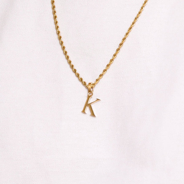 Carisma "K" Carisma Letter Pendant