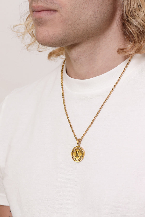 Carisma "K" Carisma Logo Letter Pendant