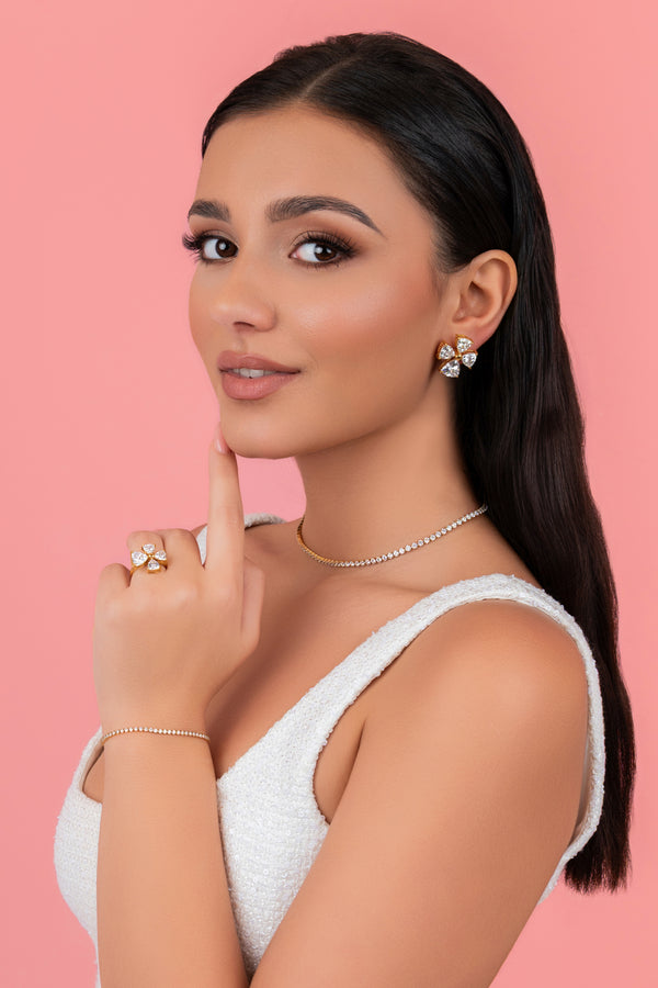 Carisma Kappara Tennis Bracelet & Choker Gift Set