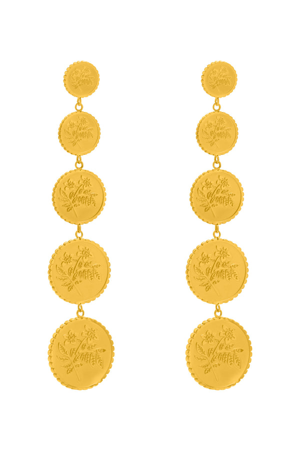 carisma Karmela's Coin Drop Statement Earring Set