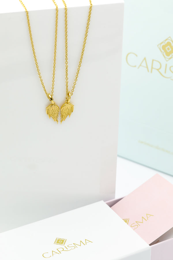 carisma L-Aqwa Ħabiba Angel Wings Pendant Gift Set