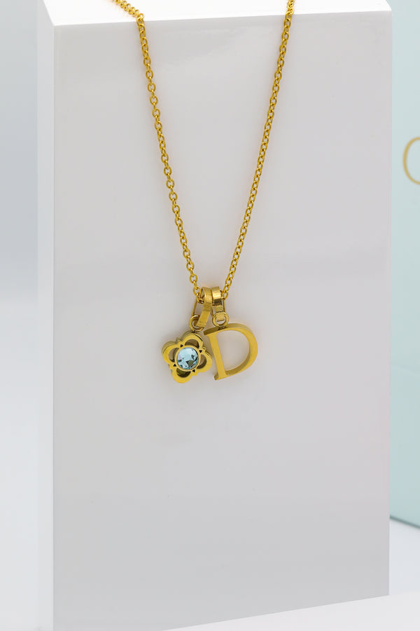 Carisma Carisma Letter & Logo Birthstone Necklace Gift Set