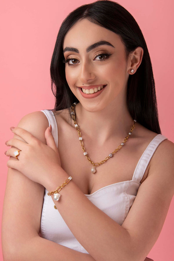 Carisma Link Perla Chain Bracelet