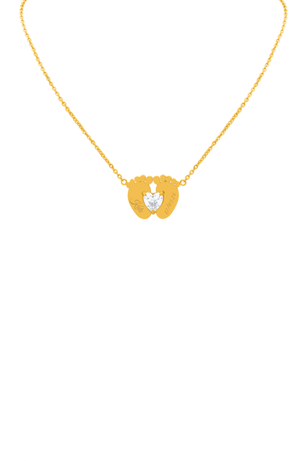 Carisma Little Steps Engravable Necklace
