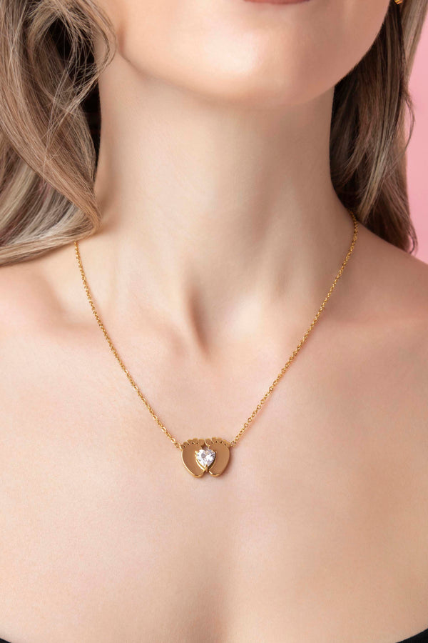 Carisma Little Steps Engravable Necklace