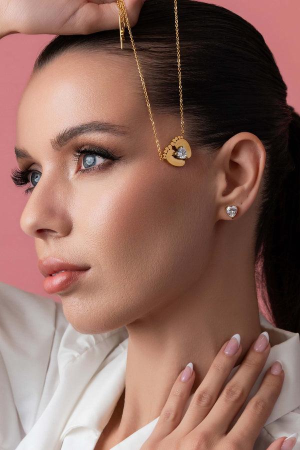 Carisma Little Steps Stud Earring Set