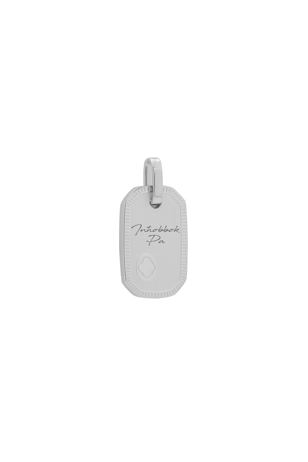 carisma Carisma Logo Silver Tag "Inħobbok Pa" Pendant