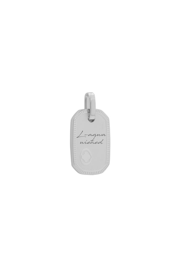 carisma Carisma Logo Silver Tag "L-Aqwa Wieħed" Pendant