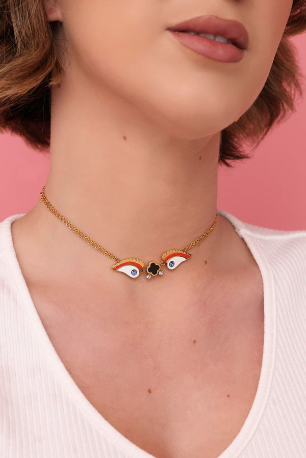 Carisma Luzzu Eye Choker Necklace