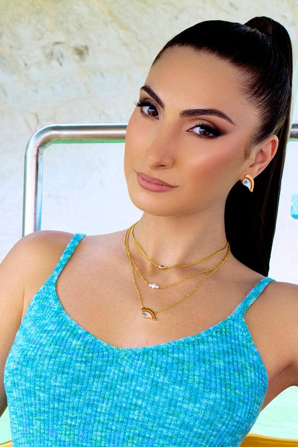 Carisma Luzzu Eye Triple Necklace