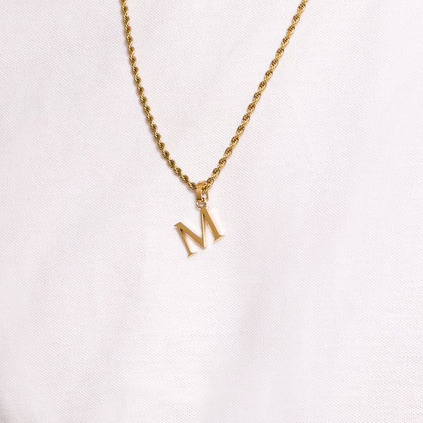 Carisma "M" Carisma Letter Pendant