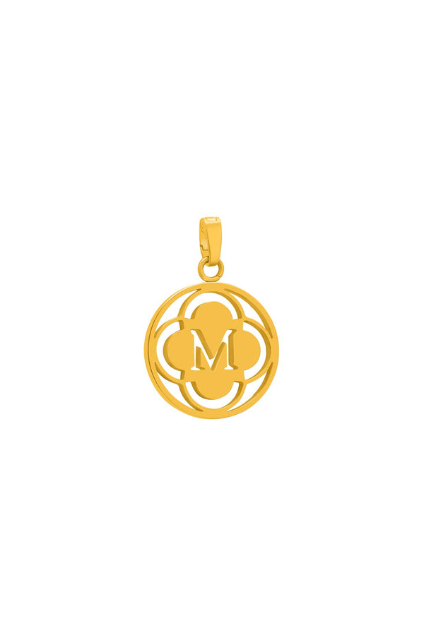 carisma "M" Carisma Logo Letter Pendant