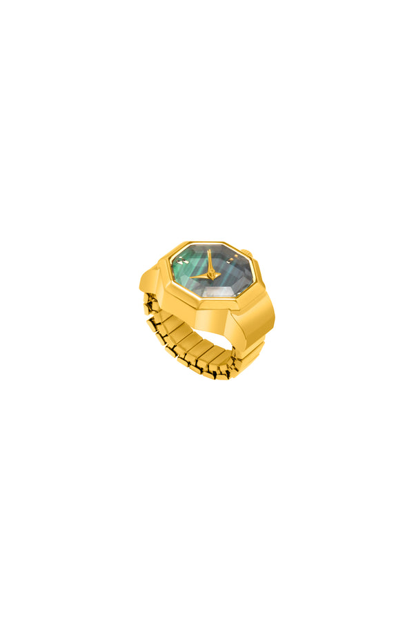 Carisma Malachite Carisma Ring Watch