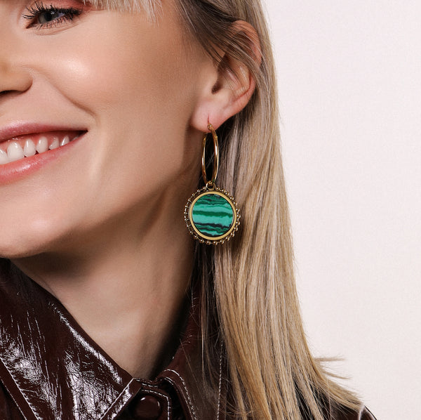 Carisma Malachite Stone Pendant