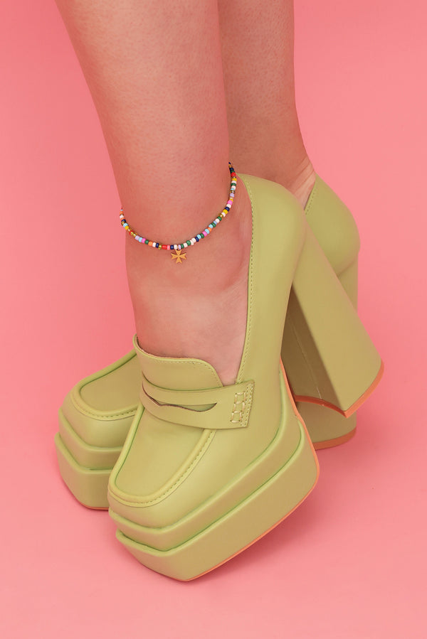 Carisma Maltese Cross Multicoloured Beaded Anklet