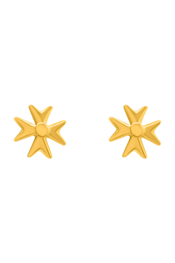 carisma Maltese Cross Petite Stud Earring Set