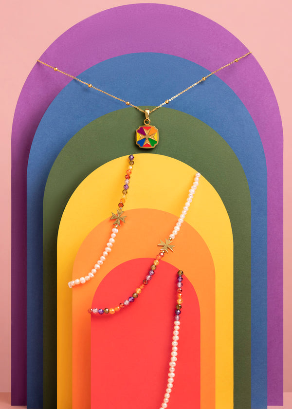 Carisma Maltese Cross Pride Pendant