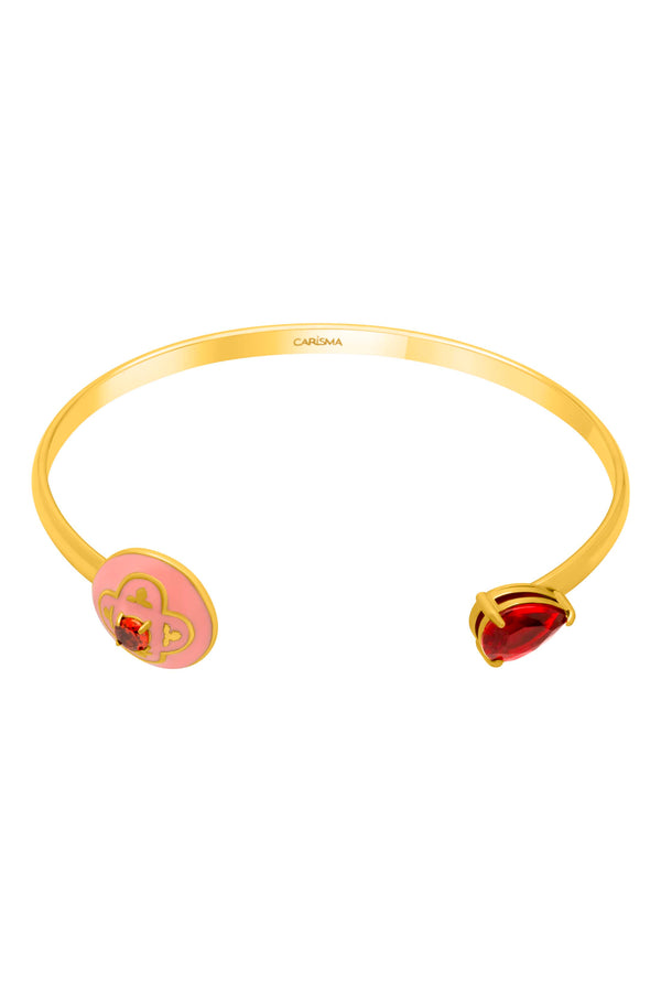 Carisma Maltese Tile Carisma Red Stone Bangle