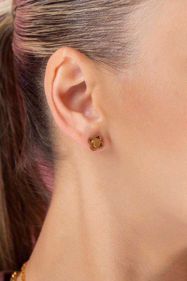 Carisma Maltese Tile Petite Stud Earring Set