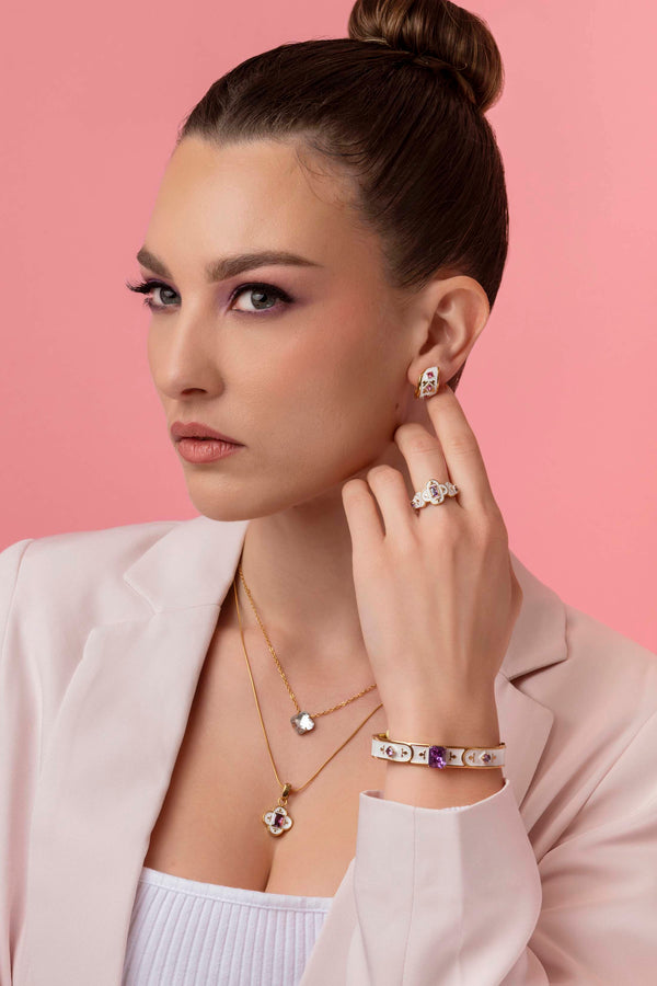 Carisma Maltese Tile Royal Purple Bangle