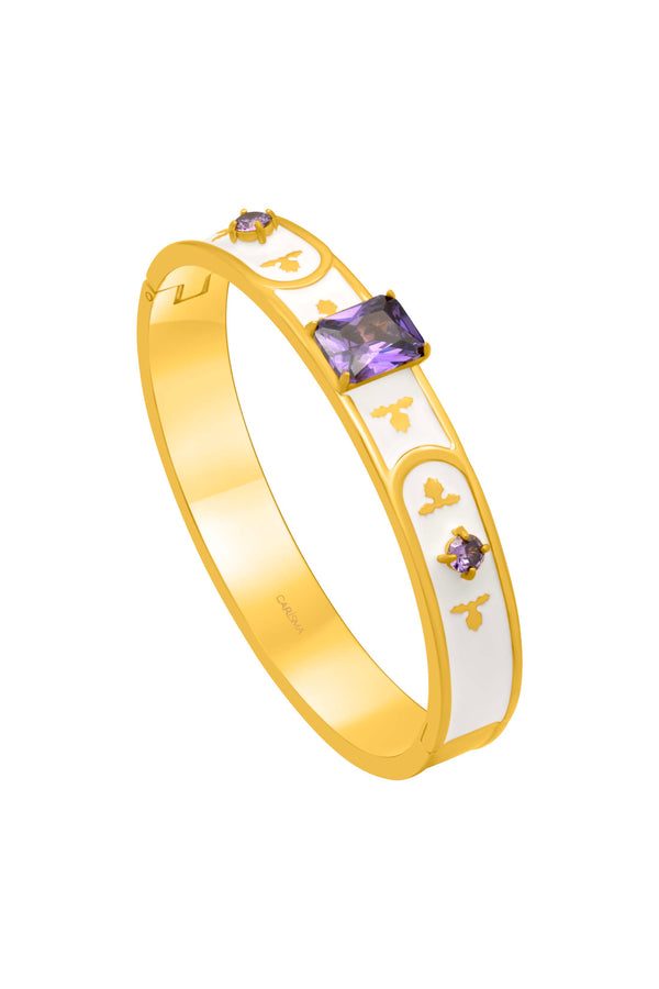 carisma Maltese Tile Royal Purple Bangle