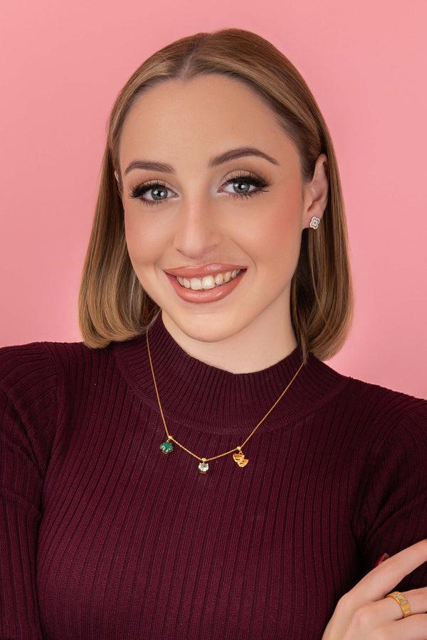 Carisma March Birthstone Toggle Charm Pendant