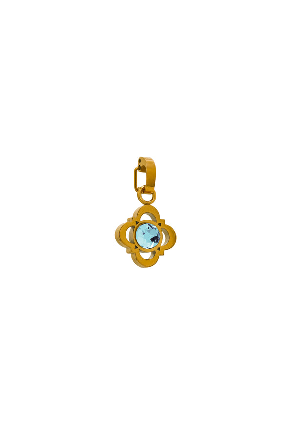 carisma March Carisma Logo Birthstone Pendant
