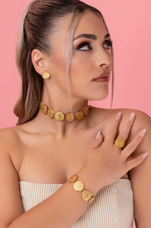 Carisma Margerita's Coin Baroque Ring