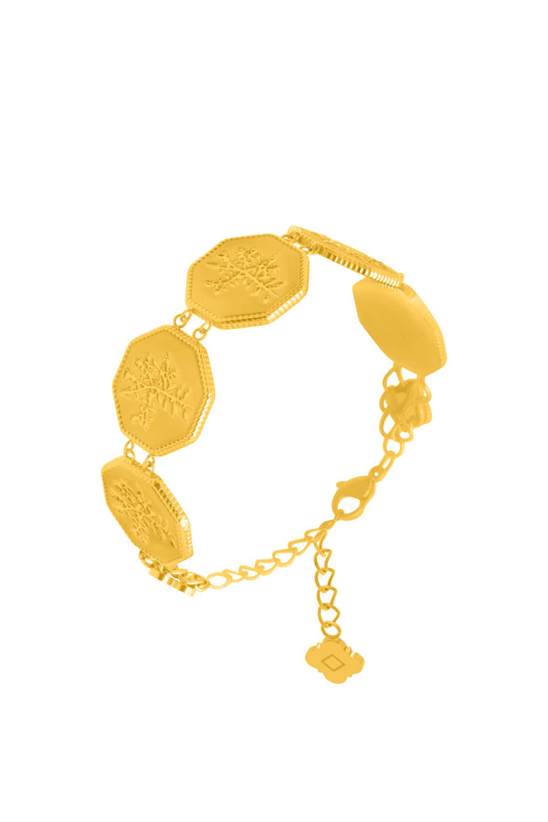 carisma Margerita's Coin Link Bracelet
