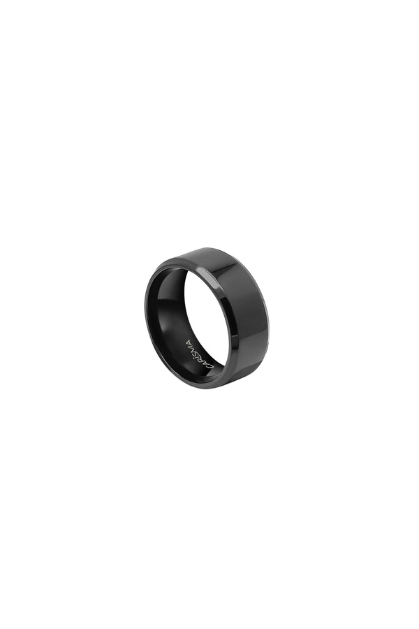 carisma Matte Black Ring