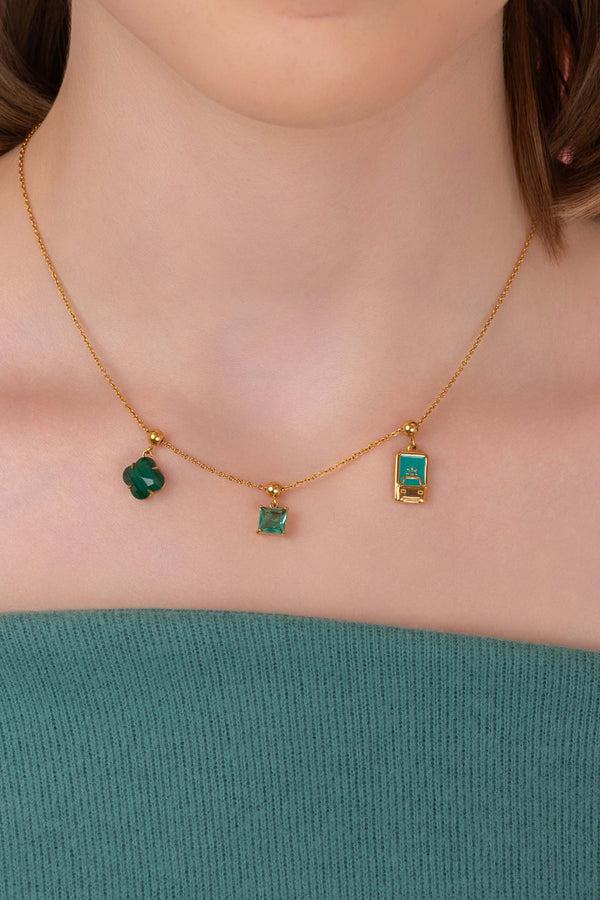 Carisma May Birthstone Toggle Charm Pendant