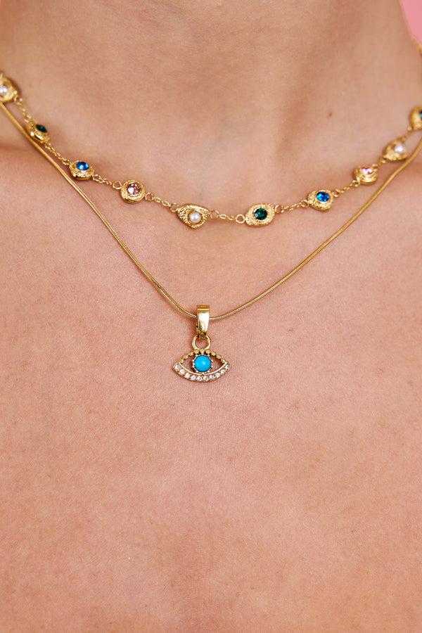 Carisma Milos Evil Eye Pendant