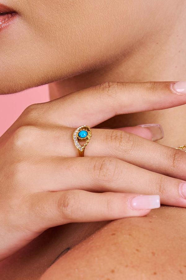 Carisma Milos Evil Eye Ring