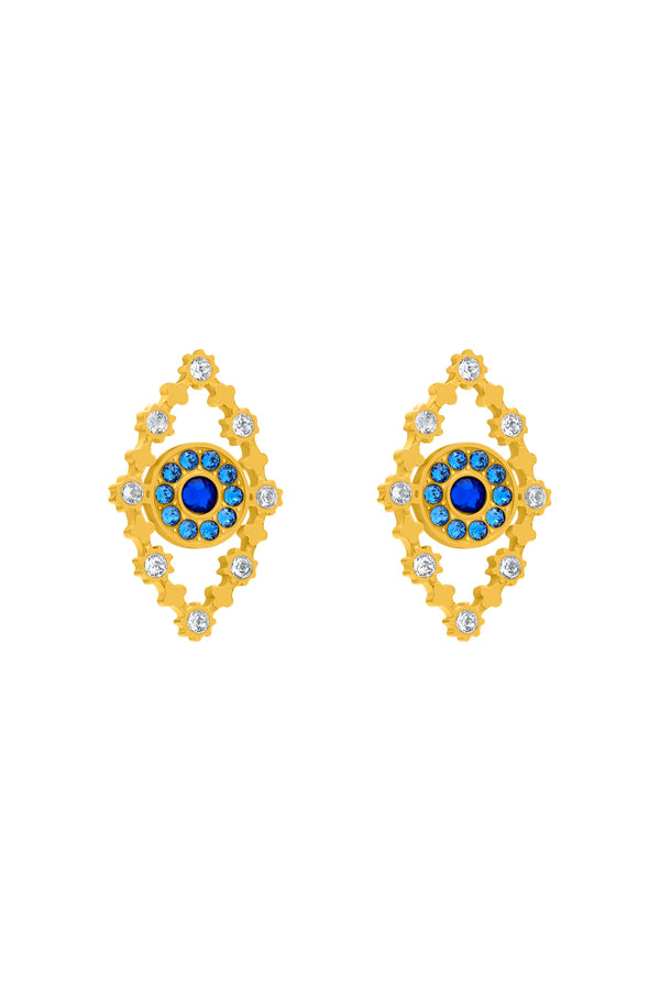carisma Milos Evil Eye Statement Stud Earring Set