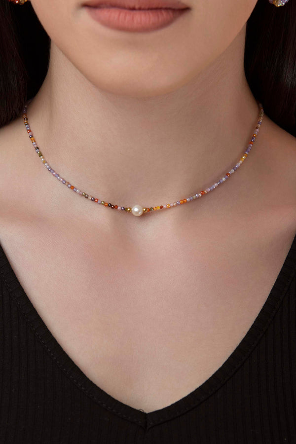 Carisma Miyuki Perla Glass Beaded Necklace