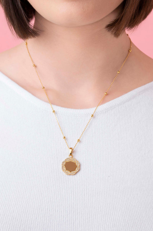 Carisma Mother's Day Zirconia Wreath Pendant