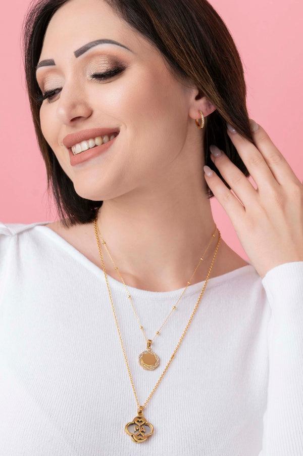 Carisma Mother's Day Zirconia Wreath Pendant