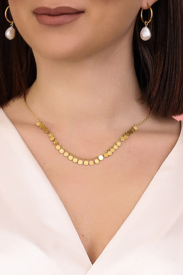 Carisma Multiple Coin Necklace