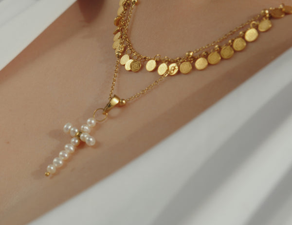 Carisma Multiple Coin Necklace