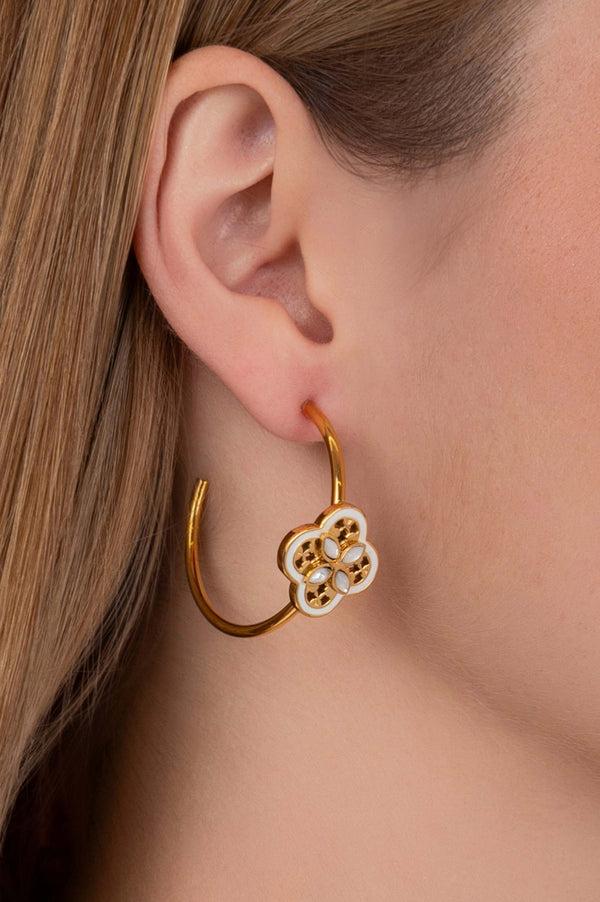 Carisma Nadur Lace Hoop Earring Set