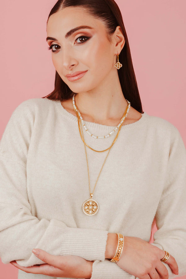 Carisma Nadur Lace Hoop Earring Set