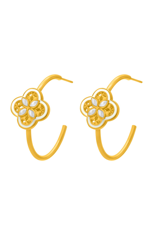 carisma Nadur Lace Hoop Earring Set