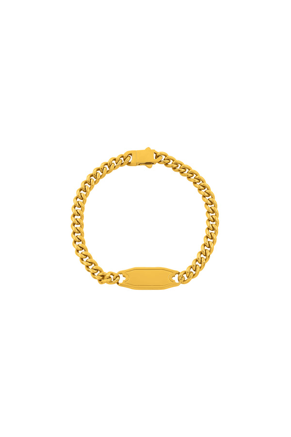 Carisma Nick's Gold Engravable Bracelet