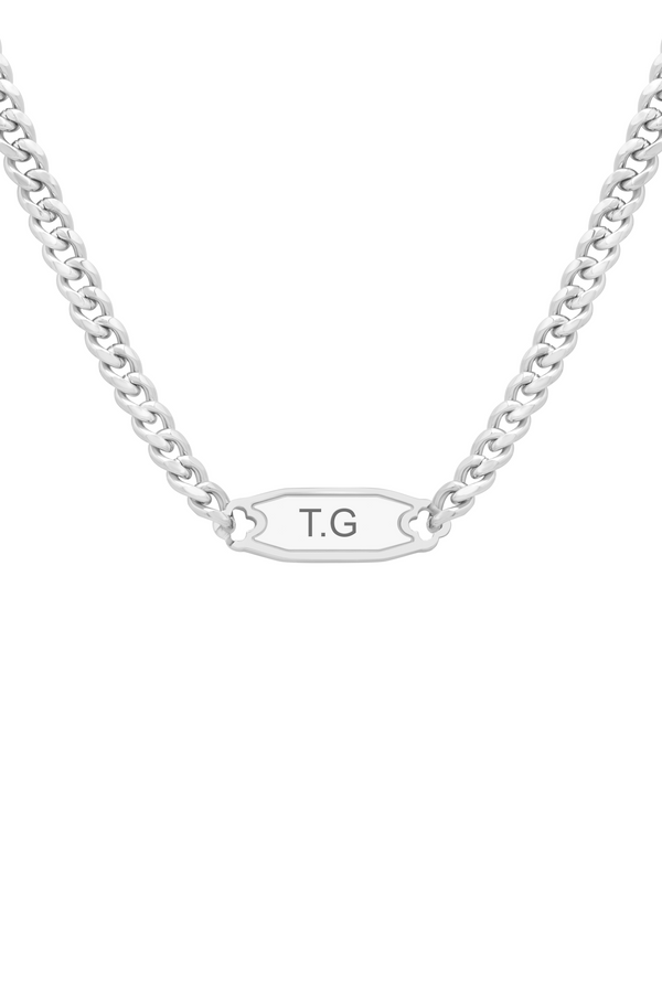 carisma Nick's Silver Engravable Necklace